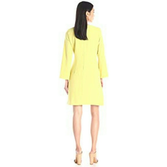 NWT Taylor Dresses Square-Neck Bell-Sleeve Dress - Picture 2 of 2